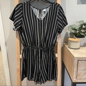 Old Navy Black & White Romper